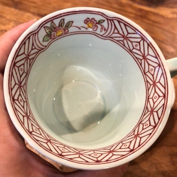 Adams China Flat Cup and Saucer Set Singapore Bird - Picture 6 of 10